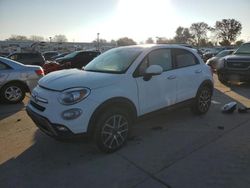 Fiat 500 salvage cars for sale: 2016 Fiat 500X Trekking Plus