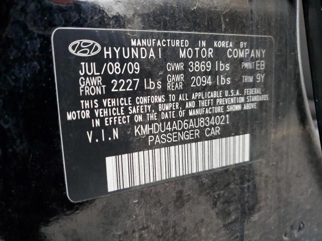 2010 Hyundai Elantra Blue