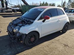 Fiat salvage cars for sale: 2015 Fiat 500 POP