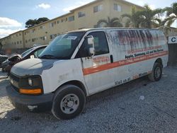 Salvage cars for sale from Copart Opa Locka, FL: 2009 Chevrolet Express G3500