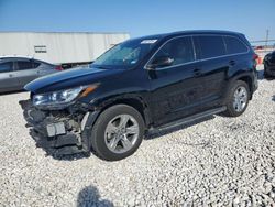 Toyota Highlander Vehiculos salvage en venta: 2018 Toyota Highlander Limited