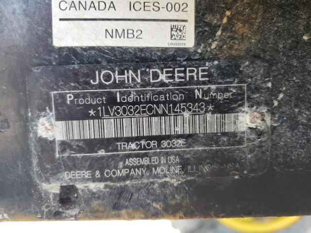 2022 John Deere 3032E