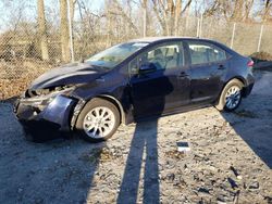 Salvage cars for sale from Copart Cicero, IN: 2021 Toyota Corolla LE