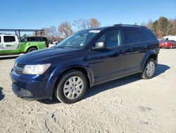 Dodge Journey salvage cars for sale: 2018 Dodge Journey SE