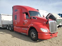 Salvage trucks for sale at Adelanto, CA auction: 2017 Kenworth Construction T680