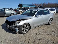 BMW salvage cars for sale: 2007 BMW 525 I