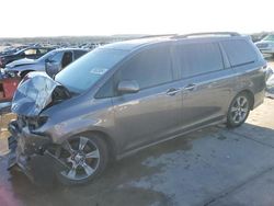 Toyota Sienna salvage cars for sale: 2015 Toyota Sienna Sport