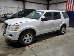 Ford Explorer salvage cars for sale: 2010 Ford Explorer XLT