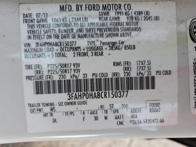 2012 Ford Fusion SE