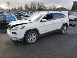 Jeep Grand Cherokee salvage cars for sale: 2016 Jeep Cherokee Limited