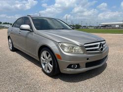 Mercedes-Benz c-Class salvage cars for sale: 2009 Mercedes-Benz C 300 4matic