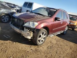 Mercedes-Benz m-Class salvage cars for sale: 2007 Mercedes-Benz ML 500