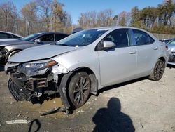 Toyota Corolla salvage cars for sale: 2017 Toyota Corolla L