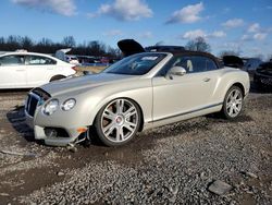 Bentley salvage cars for sale: 2013 Bentley Continental GTC V8