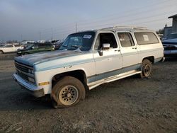 Chevrolet Suburban salvage cars for sale: 1990 Chevrolet Suburban V2500