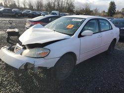 Salvage cars for sale from Copart Portland, OR: 2007 Toyota Corolla CE