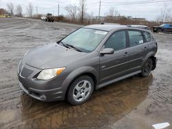 Pontiac Vibe salvage cars for sale: 2007 Pontiac Vibe