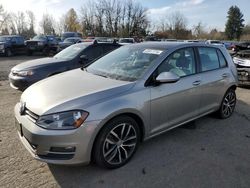 Volkswagen Golf salvage cars for sale: 2015 Volkswagen Golf