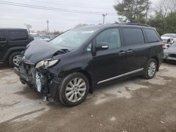 Toyota Sienna xle salvage cars for sale: 2013 Toyota Sienna XLE