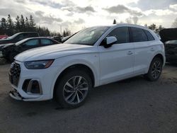 Salvage cars for sale from Copart Bowmanville, ON: 2021 Audi Q5 Progressiv