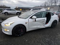 Tesla salvage cars for sale: 2023 Tesla Model 3