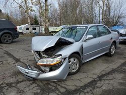 Honda Accord ex salvage cars for sale: 2002 Honda Accord EX