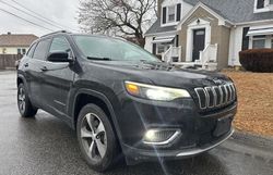 Jeep salvage cars for sale: 2019 Jeep Cherokee Limited