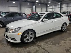 Mercedes-Benz salvage cars for sale: 2013 Mercedes-Benz E 350 4matic