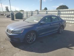 Volkswagen Passat salvage cars for sale: 2017 Volkswagen Passat R-Line