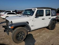 Jeep Wrangler Unlimited Sport salvage cars for sale: 2018 Jeep Wrangler Unlimited Sport