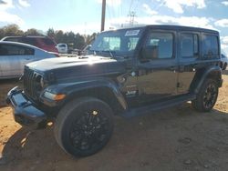 Jeep Wrangler salvage cars for sale: 2021 Jeep Wrangler Unlimited Sahara 4XE