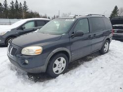 Pontiac salvage cars for sale: 2009 Pontiac Montana SV6