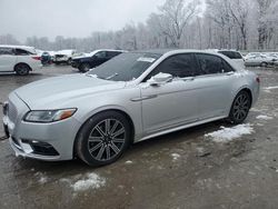 Lincoln salvage cars for sale: 2017 Lincoln Continental Reserve