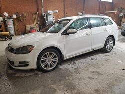 Volkswagen Golf salvage cars for sale: 2015 Volkswagen Golf Sportwagen TDI S