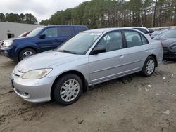 Honda salvage cars for sale: 2005 Honda Civic LX