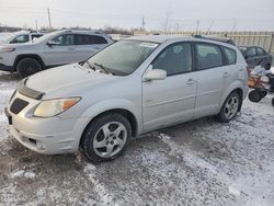 Pontiac Vibe salvage cars for sale: 2005 Pontiac Vibe