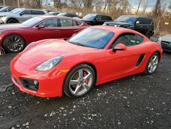 Porsche Cayman salvage cars for sale: 2015 Porsche Cayman S