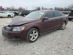 Volkswagen Passat Vehiculos salvage en venta: 2012 Volkswagen Passat SE