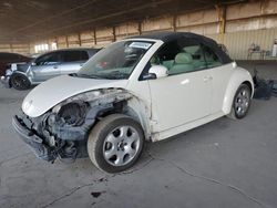 Volkswagen salvage cars for sale: 2003 Volkswagen New Beetle GLS