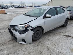 Toyota salvage cars for sale: 2016 Toyota Corolla L