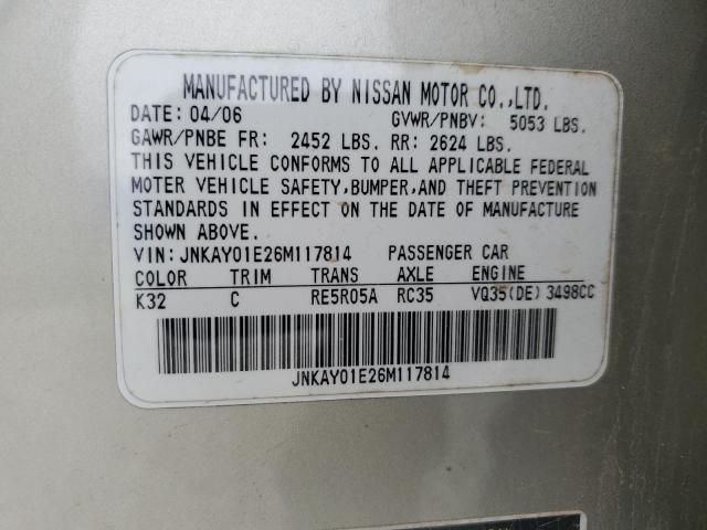 2006 Infiniti M35 Base