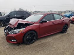 Nissan salvage cars for sale: 2021 Nissan Sentra SR