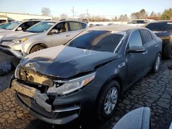 KIA Optima salvage cars for sale: 2018 KIA Optima LX