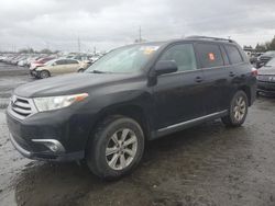 Toyota Highlander salvage cars for sale: 2013 Toyota Highlander Base