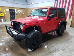 Jeep Wrangler Sport salvage cars for sale: 2017 Jeep Wrangler Sport