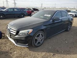 Mercedes-Benz c-Class salvage cars for sale: 2016 Mercedes-Benz C 300 4matic