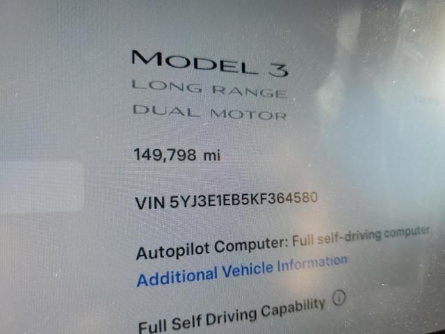 2019 Tesla Model 3