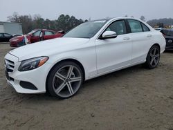 Mercedes-Benz salvage cars for sale: 2017 Mercedes-Benz C 300 4matic