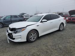 KIA Optima salvage cars for sale: 2016 KIA Optima LX