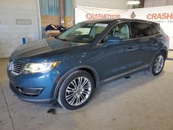 Lincoln Vehiculos salvage en venta: 2016 Lincoln MKX Reserve